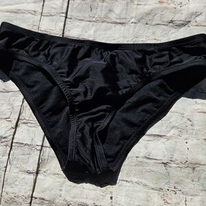 Palisades Beach Club Bikini Bottoms  Black Size Medium NWT